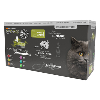 Zooplus Catz finefood puur multipak maaltijdzakjes 12 x 80/85 g kattenvoer - multipak 2 aanbieding