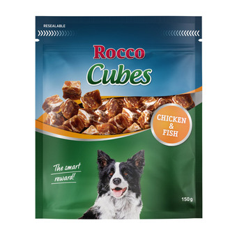 Zooplus 150g cubes kip rocco hondensnacks aanbieding