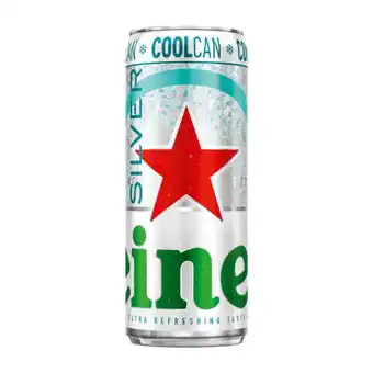 Coop Heineken silver coolcan aanbieding