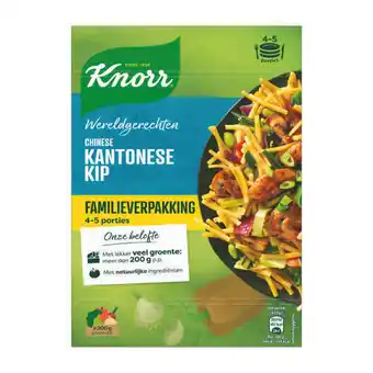 Coop Knorr wereldgerechten kantonese kip xl aanbieding