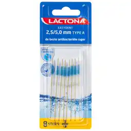 De Online Drogist Lactona easydent combi-cleaner type a 2,5-5mm 8st aanbieding