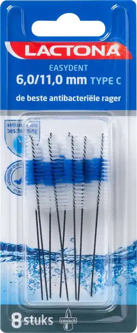 De Online Drogist Lactona easydent combi-cleaner type c 6-11mm 8st aanbieding