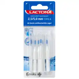 De Online Drogist Lactona easygrip 2.5-5mm type a 6st aanbieding