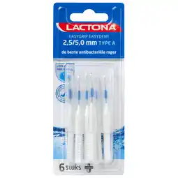 De Online Drogist Lactona easygrip 2.5-5mm type a 6st aanbieding