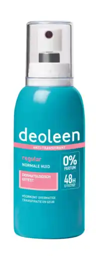 De Online Drogist Deoleen anti-transpirant deodorant verstuiver regular 75ml aanbieding
