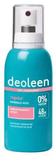 De Online Drogist Deoleen anti-transpirant deodorant verstuiver regular 75ml aanbieding