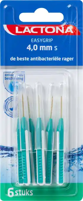 De Online Drogist Lactona easygrip s 4mm 6st aanbieding