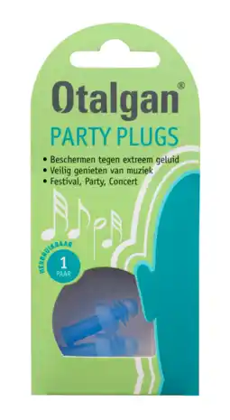 De Online Drogist Otalgan party plugs oordopjes 2st aanbieding