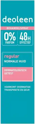 De Online Drogist Deoleen anti-transpirant ﻿behandelspray 25ml aanbieding