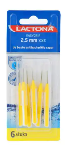 De Online Drogist Lactona easygrip 2.5mm xxs 6st aanbieding