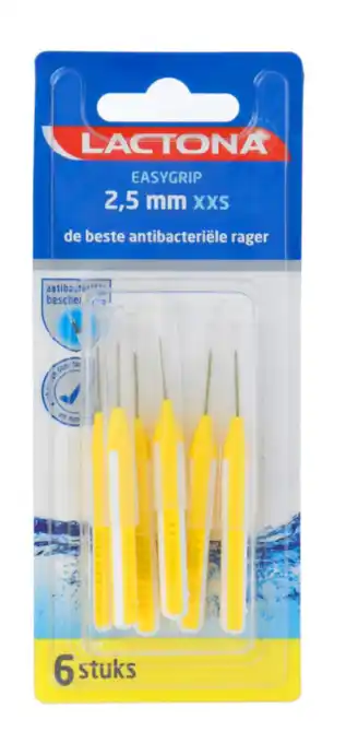 De Online Drogist Lactona easygrip 2.5mm xxs 6st aanbieding