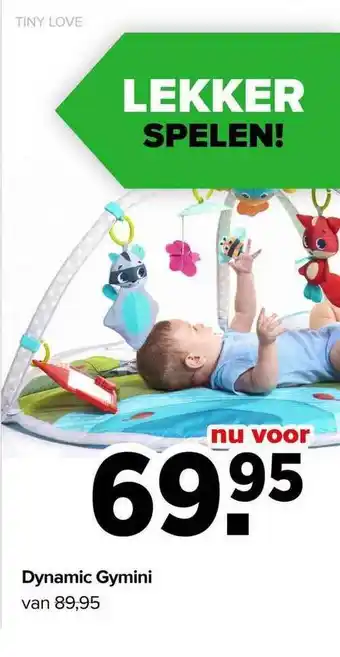 Baby-Dump Dynamic Gymini aanbieding