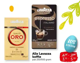 Coop Alle Lavazza koffie aanbieding