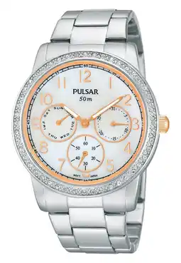 Bol.com Pulsar pp6097x1 - horloge - 37 mm - zilverkleurig aanbieding