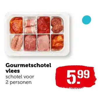 Coop Gourmetschotel vlees aanbieding