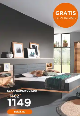 TotaalBED Slaapkamer Oviedo aanbieding