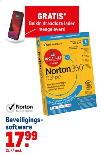 Makro Norton Beveiligingssoftware aanbieding