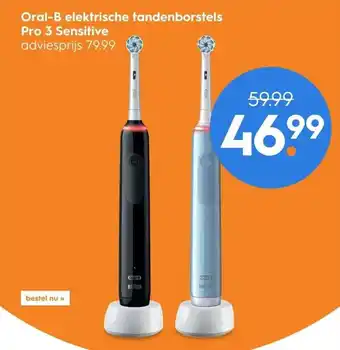 Blokker Oral-b elektrische tandenborstels aanbieding