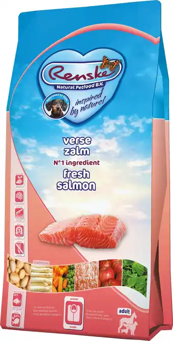 Intratuin Renske super premium droogvoeding verse zalm graanvrij 2 kg aanbieding