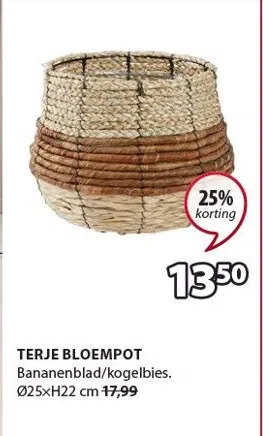 Jysk Terje bloempot aanbieding