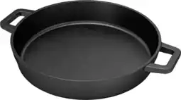 Intratuin The bastard barbecue pannen cast iron zwart d 20 x h 5 cm aanbieding