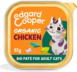 Intratuin Edgard & cooper kattenvoer paté biologisch kip adult 85 g aanbieding