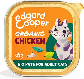 Intratuin Edgard & cooper kattenvoer paté biologisch kip adult 85 g aanbieding