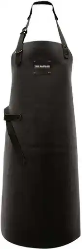 Intratuin The bastard leren schort zwart l 62 x b 1 x h 120 cm aanbieding