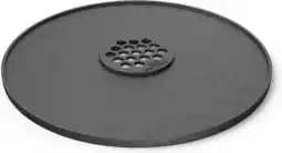 Intratuin The bastard barbecue bakplaat plancha zwart d 33 x h 3 cm aanbieding