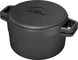 Intratuin The bastard barbecue pannen dutch oven & grid zwart d 28 x h 22 cm aanbieding
