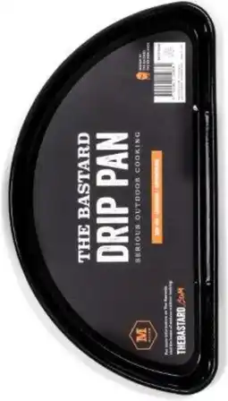 Intratuin The bastard barbecuedruippan xl zwart l 48 x b 25 x h 3 cm aanbieding