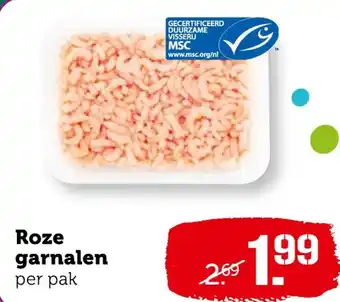 Coop Roze garnalen aanbieding