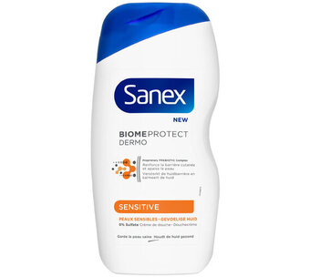 Voordeeldrogisterij Sanex biomeprotect dermo sensitive douchegel - 500 ml. aanbieding