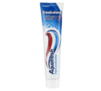Voordeeldrogisterij Aquafresh tandpasta freshmint - 125 ml aanbieding