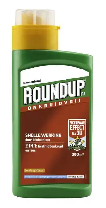 Welkoop Roundup natural concentraat - onkruid- en mosbestrijder - 540 ml aanbieding