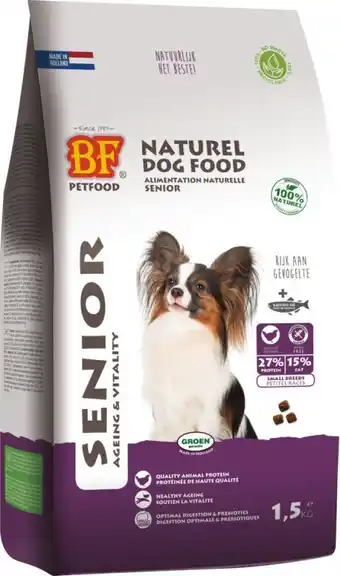 Welkoop Bf petfood senior small breed - hondenvoer - 1,5 kg aanbieding