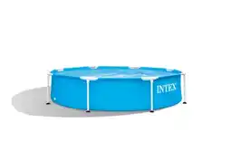 Welkoop Intex frame pool - zwembad - blauw - ø244x51cm - rond aanbieding