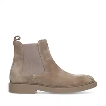 Wehkamp Manfield suède chelsea boots beige aanbieding