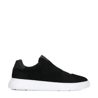 Wehkamp Manfield   suede sneakers zwart aanbieding