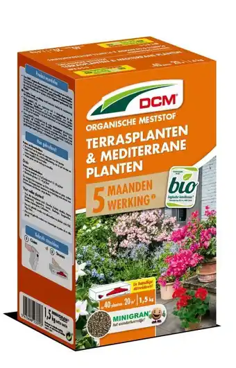 Welkoop Dcm meststof terrasplanten & mediterrane planten - siertuinmeststof - 1,5 kg aanbieding