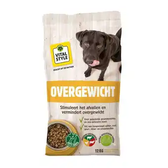 Welkoop Vitalstyle overgewicht - hondenvoer - 12 kg aanbieding