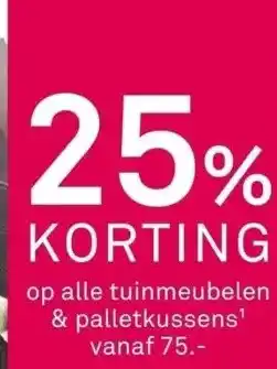 Karwei 25% korting aanbieding