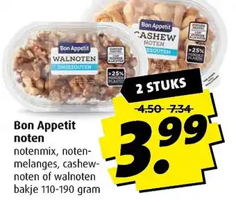 Boni Bon Appetit noten aanbieding