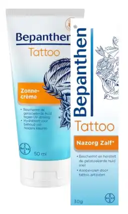 De Online Drogist Bepanthen tattoo zomerpakket - nazorg zalf en zonnecrème 2 stuks aanbieding