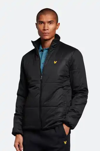 Wehkamp Lyle & scott gewatteerde jas zwart aanbieding