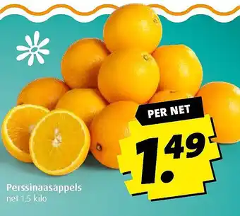 Boni Perssinaasappels net 1.5 kilo aanbieding