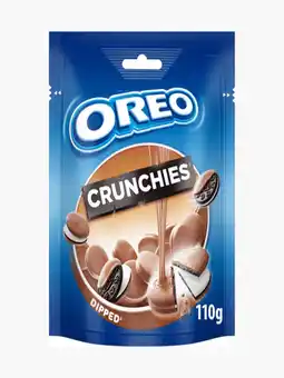 Flink Oreo crunchies koekjes melkchocolade 110g aanbieding