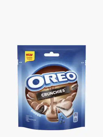 Flink Oreo crunchies koekjes melkchocolade 110g aanbieding