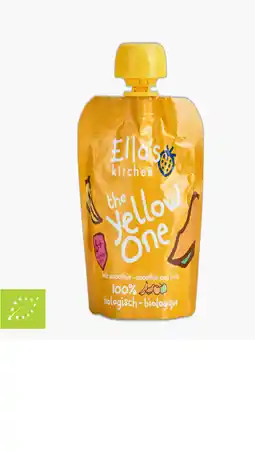 Flink Ella's kitchen organic the yellow one fruit smoothie 6+ maanden 90g aanbieding