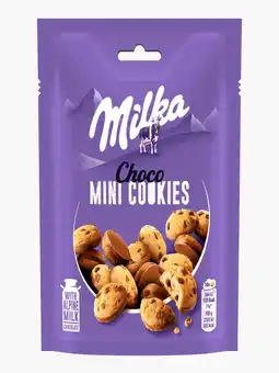 Flink Milka mini cookies chocolade koekjes 110g aanbieding